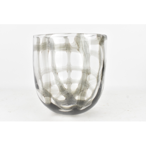 106 - Attributed to Barovier & Toso (Co.), a Murano 'Argo' vase, circa 1970s, of rounded cylindrical form,... 