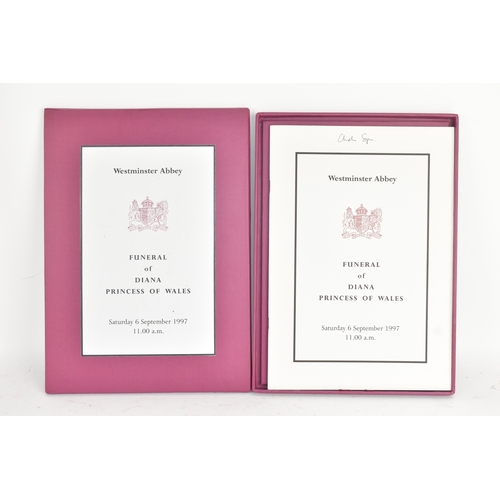 178 - Royal Memorabilia - The Funeral of Diana Princess of Wales - Saturday 6th September 1997 funeral ser... 