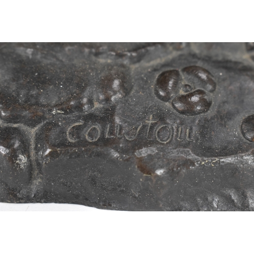 187 - A pair of late 19th/early 20th century French patinated bronze models of the Marly Horses, after Gui... 