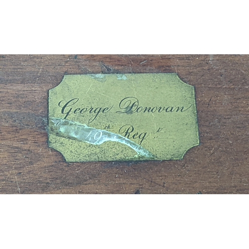 198 - A 19th century Anglo-Indian campaign officer’s travelling box, by Miller, 183 Regent Street, the mah... 