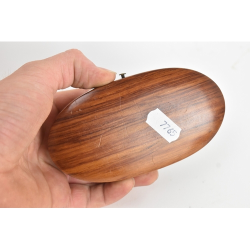 204 - A 19th century gilt metal sewing etui, the scissors cast with floral scroll handles, all housed in a... 