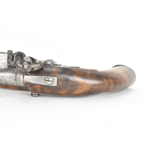 214 - A reproduction of a British Tower flintlock pistol, in the style of the early 19th century Sea Servi... 