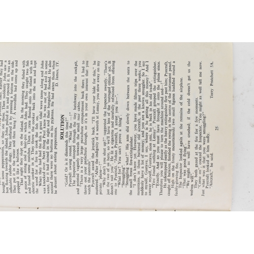 216 - Sir Terry Pratchett (1948-2015) - a rare Wycombe Technical High School Magazine - Technical Cygnet J... 