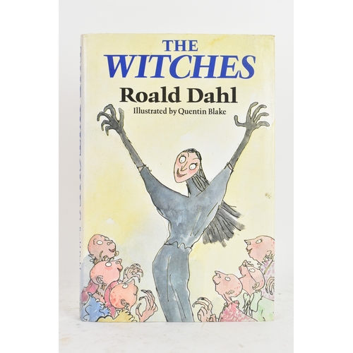 217 - Book - Roald Dahl - the Witches, reprinted 1983, signed with presentation inscription dated 28th Dec... 