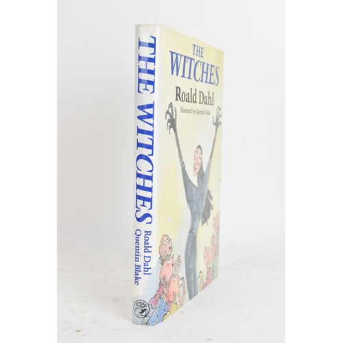 217 - Book - Roald Dahl - the Witches, reprinted 1983, signed with presentation inscription dated 28th Dec... 