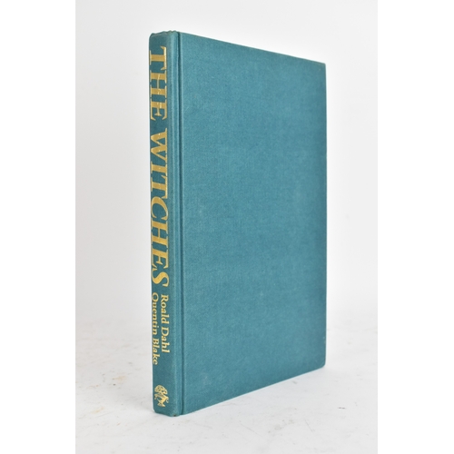 217 - Book - Roald Dahl - the Witches, reprinted 1983, signed with presentation inscription dated 28th Dec... 
