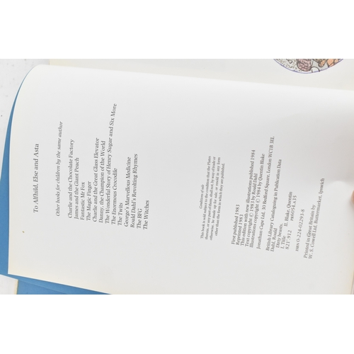 218 - Book - Roald Dahl - Dirty Beasts, illus Quentin Blake 1984, hardback pictorial covers, signed by Roa... 