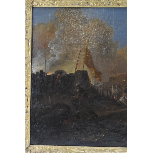 219 - After Jan Wyck (1652-1702) Dutch, An oil on canvas depicting James Scott, Duke of Monmouth and Buccl... 