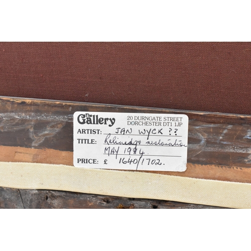 219 - After Jan Wyck (1652-1702) Dutch, An oil on canvas depicting James Scott, Duke of Monmouth and Buccl... 