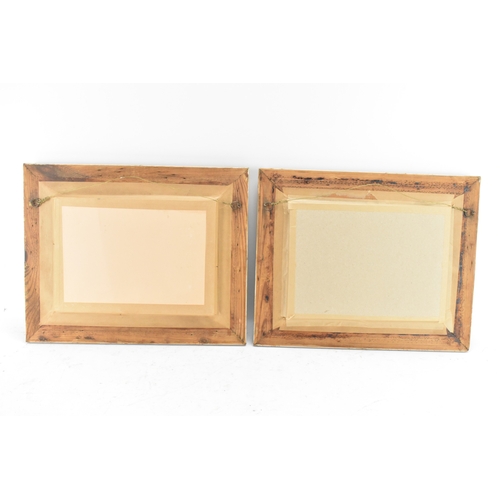 225 - manor Thomas Bush Hardy (1842-1897) Two oil paintings depicting seascapes with choppy waters, each s... 