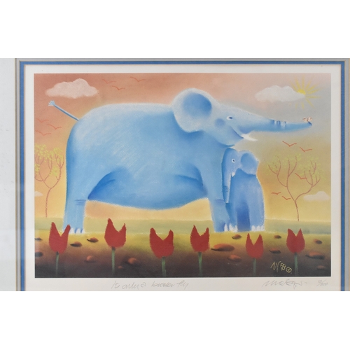 62 - Mackenzie Thorpe (B.1956) A limited edition photo lithograph entitled 'It's Only a Butterfly', numbe... 