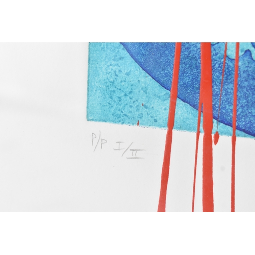 67 - Charlotte Cornish (B.1967) An abstract signed printed entitled 'Equating II', signed to the margin, ... 