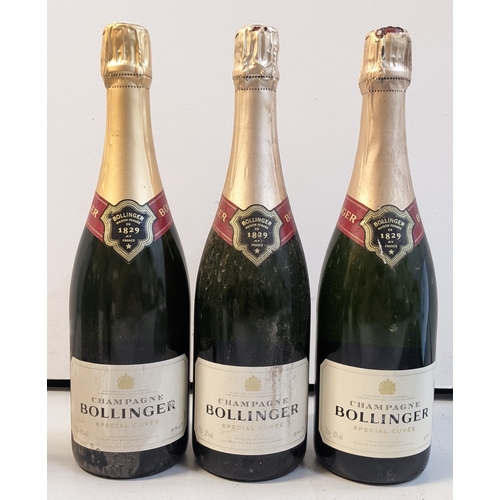 233 - A group of three bottles of Champagne Bollinger Special Cuvée Brut, each 75cl, 12% vol
If there is n... 