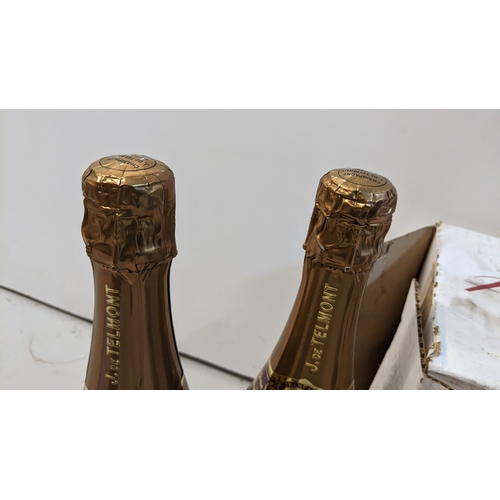 235 - A group of six bottles of Champagne J. de Telmont, Damery, France, each 75cl, housed with an origina... 