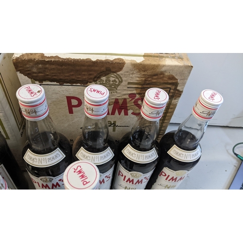 236 - A group of twelve bottles of Pimm’s No.1 Original Fruit Cup, each 70cl, 25% vol, with two original b... 