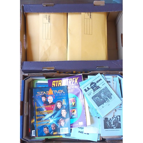 68 - Collection of Star trek vintage Fanzines and ephemera mainly UK Fan clubs includes:
IDIC (an acronym... 