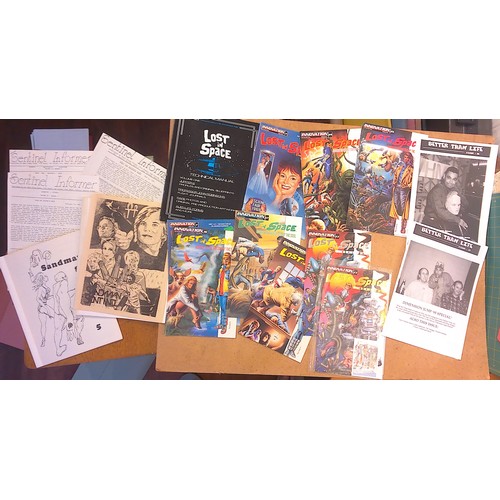 80A - Diverse collection of Fanclub Fanzines and memorabilia relating to film & mainly science fiction TV ... 