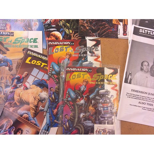 80A - Diverse collection of Fanclub Fanzines and memorabilia relating to film & mainly science fiction TV ... 