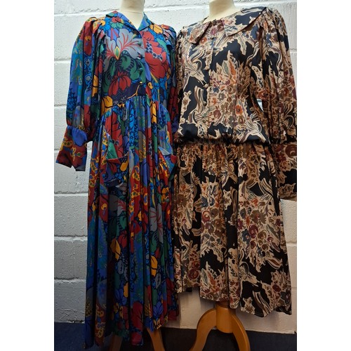 A collection of Droopy & Brown dresses and skirts, size M, UK10, UK12 and  UK14 together with a Teren