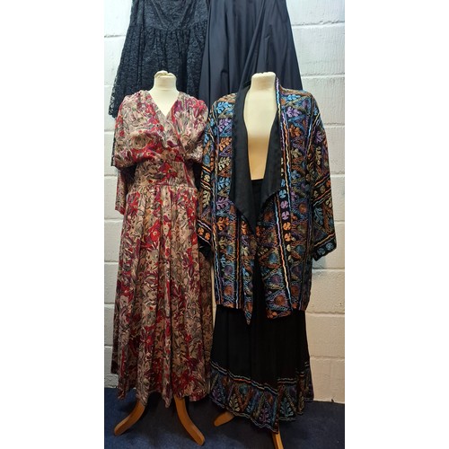A collection of Droopy & Brown dresses and skirts, size M, UK10, UK12 and  UK14 together with a Teren