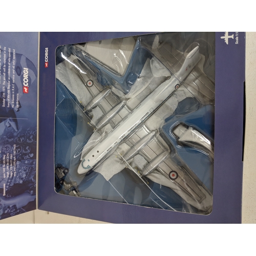 13 - Two Corgi Airplane models from The Aviation Archive to include a Bristol Britannia 253/CMK1 XM-496 a... 