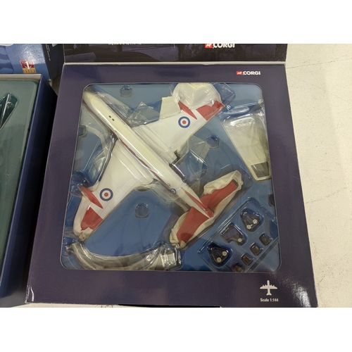 21 - Two Corgi Airplane models from The Aviation Archive to include a DH Comet C4-RAF Transport Command, ... 
