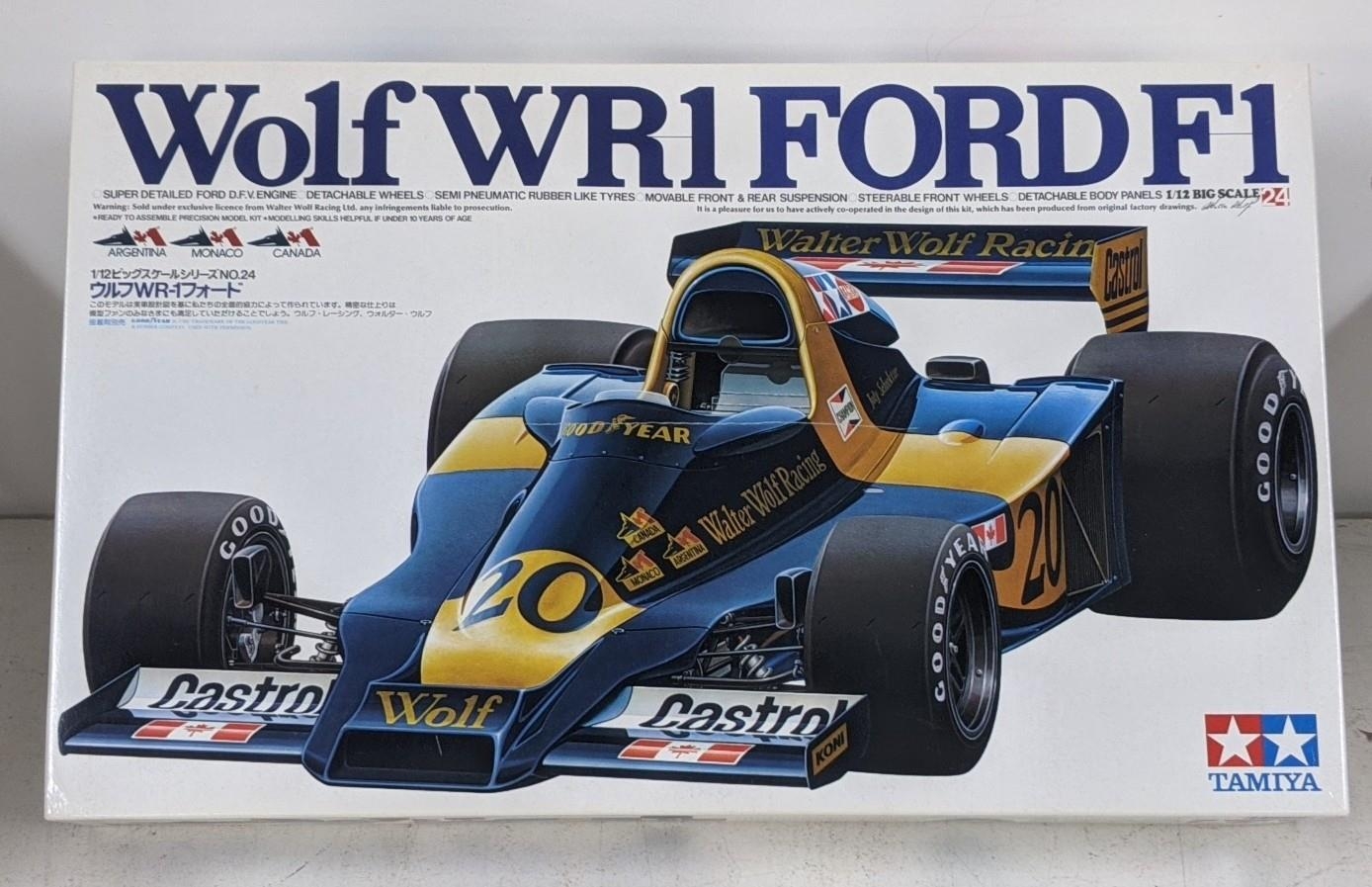 A Wolf WR1 Ford F1 Tamiya 1/12 scale Big Scale 24 plastic model
