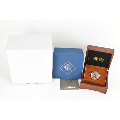 24 - United Kingdom - Elizabeth II (1952 -2022), 'The 2012 Sovereign' Diamond Jubilee Brilliant Uncircula... 