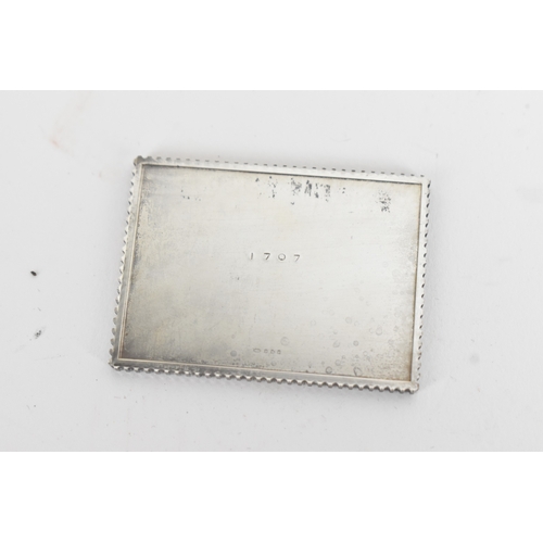 28 - The Royal Wedding Stamp Replicas, Hallmark Replicas Ltd, London 1973, comprising of 22ct gold 20p st... 