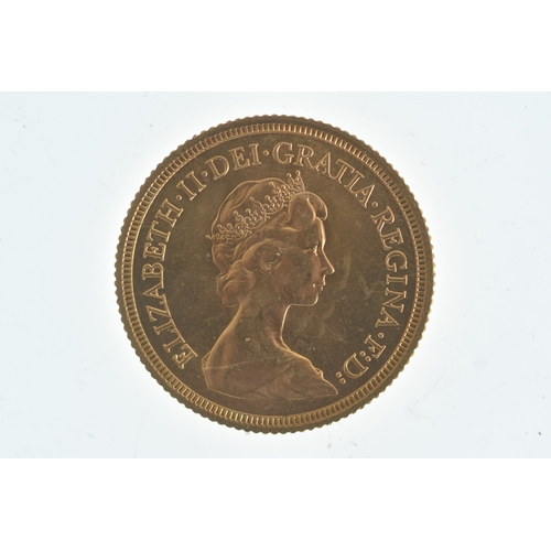 44 - United Kingdom - Elizabeth II (1952-2022), 1979 Gold Full Sovereign,