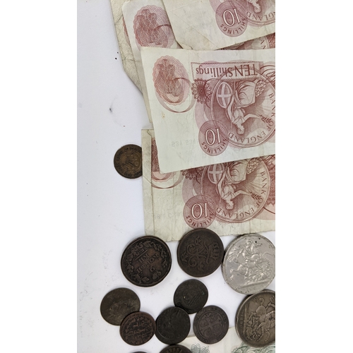 35 - British and World coins to include, 1890 Crown, 1951 Crowns and other commemorative examples, Victor... 