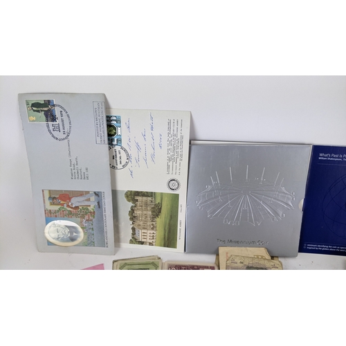 39 - Mixed World Coins - to include 1891 Crown, 1935 'Rocking Horse' Crown, Cartwheel Penny A/F,Ireland 1... 