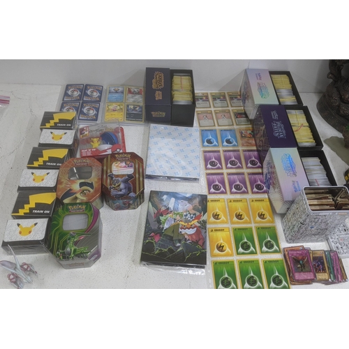 A collection of mostly Pokémon cards to include trainer, energy cards and others along with a quantity of YU-GI-OH cards
Location: LAB
If there is no condition report, please request.