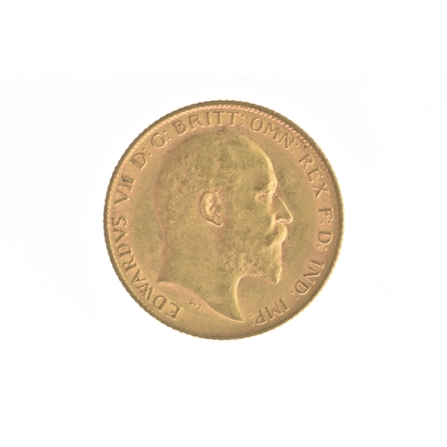 2 - United Kingdom - Edward VII (1901-1910), 1906 Gold Half Sovereign, London Mint,