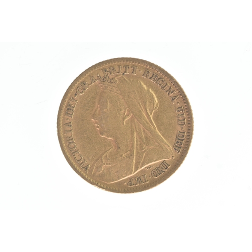 4 - United Kingdom - Victoria (1837-1901), 1899 Gold Half Sovereign, London Mint,