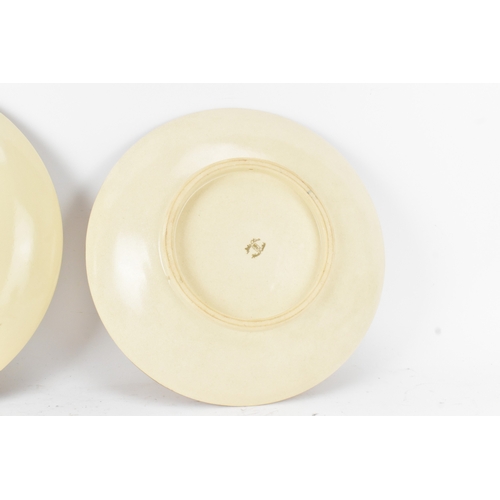 10A - Two Japanese hand-painted Satsuma chargers, mid 20th century, each of circular form and enamelled wi... 
