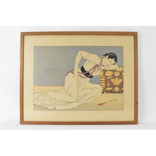54 - Paul Jacoulet (French/Japanese, 1896–1960)
Tempete du Cœur (Storm of the Heart), a colour woodblock ... 