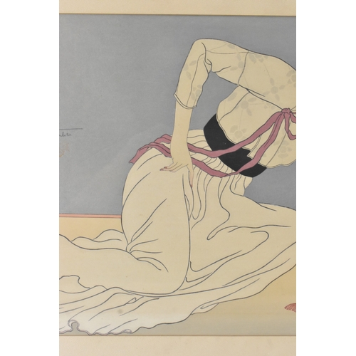 54 - Paul Jacoulet (French/Japanese, 1896–1960)
Tempete du Cœur (Storm of the Heart), a colour woodblock ... 