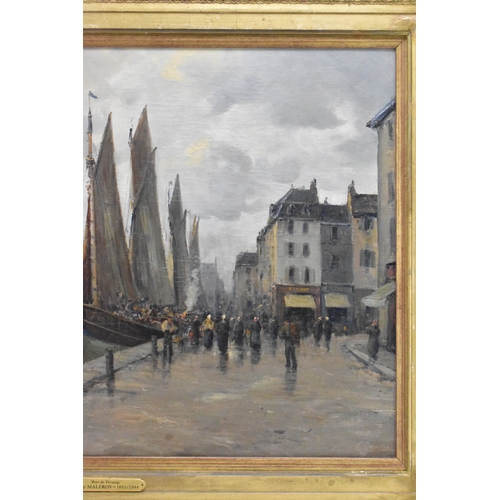Henry Malfroy Alfroy (1895-1944) An oil on canvas entitled 'Port de ...