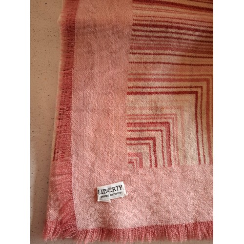 30 - Liberty- A navy and green Hera Peacock sheer scarf, 1970's belt  and 1980's jewellery roll together ... 