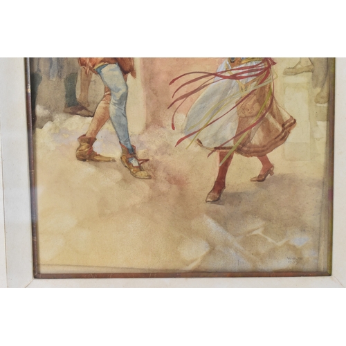 13 - William Russell Flint (1880-1969) A watercolour entitled 'I have a song to sing O', Yeoman of the Gu... 