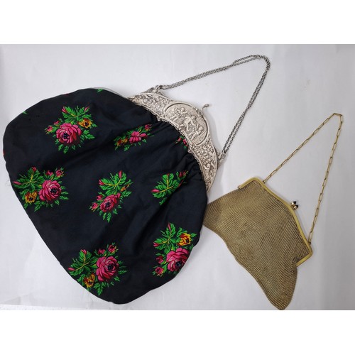 35 - Mixed fashion accessories to include a Moschino patchwork silk scarf with designer name to black bor... 