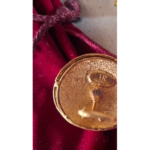 23 - Helena Rubenstein- A collection of four 1980's costume jewellery suites, all stamped HR having 4 bra... 