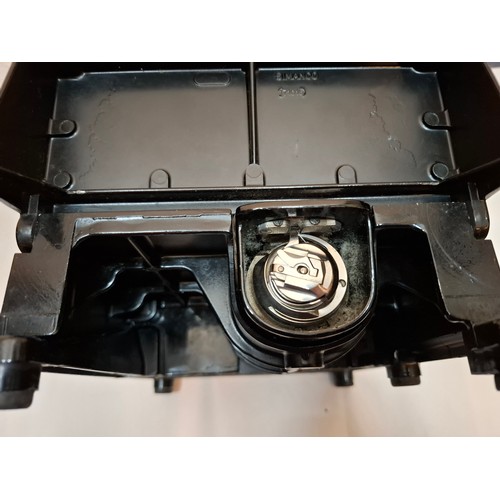 46 - A 1957 Singer Feather weight 222K electric sewing machine serial no:EM957054 with case and accessori... 