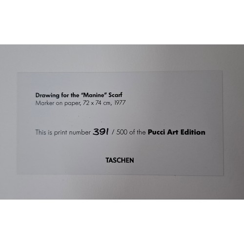 17 - Pucci- A Taschen fabric bound limited edition no:391 out of 500 book containing a selection of print... 