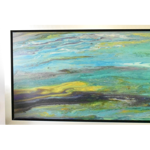 19 - Alex Echo (B.1958) A boxed canvas entitled 'Elemental Source Study 2', limited edition numbered 26/9... 