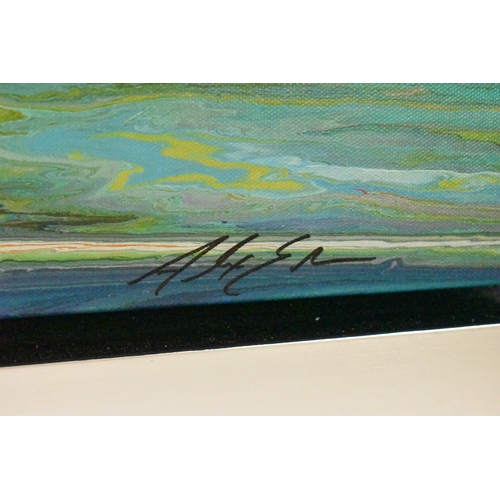19 - Alex Echo (B.1958) A boxed canvas entitled 'Elemental Source Study 2', limited edition numbered 26/9... 