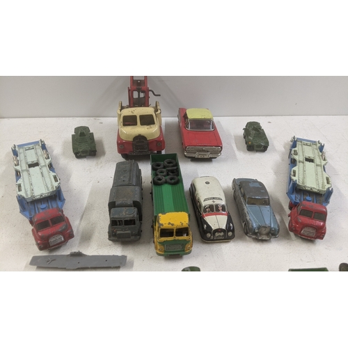 Unboxed vintage diecast model vehicles to include two Triang spot on ...