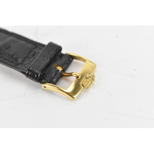 20 - A Corum Golden Bridge, manual wind, gents, 18ct gold wristwatch, the skeleton dial having 18K engrav... 