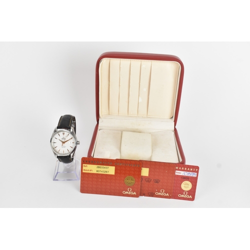 24 - An Omega Seamaster Aqua Terra Co-Axial Chronometer, automatic, gents, stainless steel wristwatch, wa... 